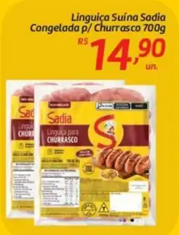 Comper Linguiça Suína Sadia Congelada p/ Churrasco oferta