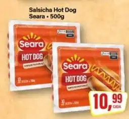 Rede Supermarket Salsicha hot dog Seara oferta