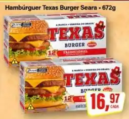 Rede Supermarket Hambúrguer Texas Burger Seara oferta