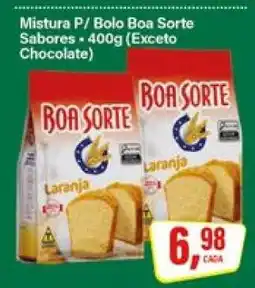 Rede Supermarket Mistura P/ Bolo Boa Sorte Sabores - 400g (Exceto Chocolate) oferta