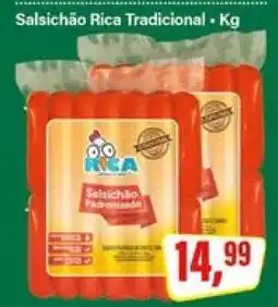 Rede Supermarket Salsichão Rica Tradicional oferta