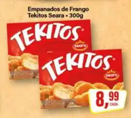 Rede Supermarket Empanados de Frango Tekitos Seara oferta