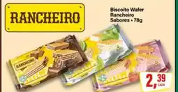 Rede Supermarket Biscoito Wafer Rancheiro Sabores oferta
