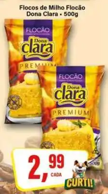Rede Supermarket Flocos de Milho Flocão Dona Clara oferta