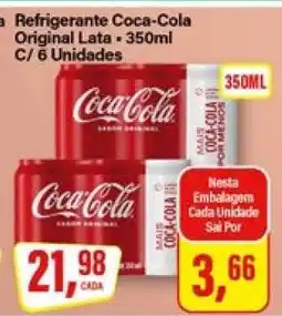 Rede Supermarket Refrigerante Coca-Cola Original Lata oferta