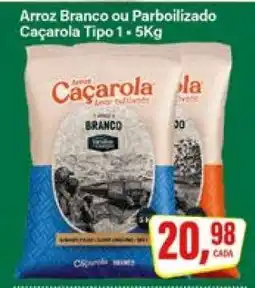 Rede Supermarket Arroz Branco ou Parboilizado Caçarola Tipo 1 - 5Kg oferta