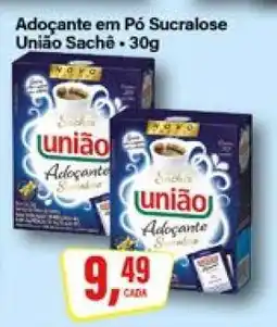 Rede Supermarket Adoçante em Pó Sucralose União Sachê oferta