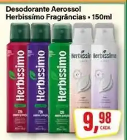 Rede Supermarket Desodorante Aerossol Herbíssimo oferta