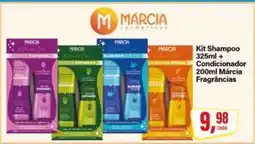 Rede Supermarket Kit Shampoo 325ml + Condicionador 200ml Márcia Fragrâncias oferta