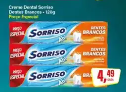 Rede Supermarket Creme Dental Sorriso Dentes Brancos oferta