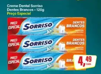 Rede Supermarket Creme Dental Sorriso Dentes Brancos oferta