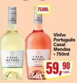 Rede Supermarket Vinho Português Casal Mendes - 750ml oferta