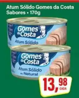 Rede Supermarket Atum Sólido Gomes da Costa Sabores oferta