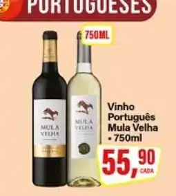 Rede Supermarket Vinho Português Mula Velha oferta