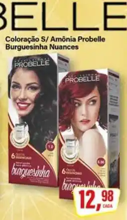 Rede Supermarket Coloração S/ Amônia Probelle oferta