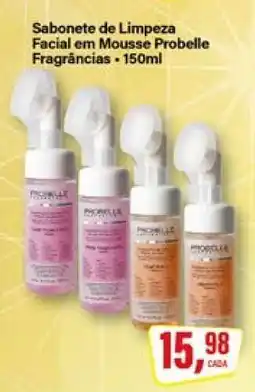 Rede Supermarket Sabonete de Limpeza Facial em Mousse Probelle oferta