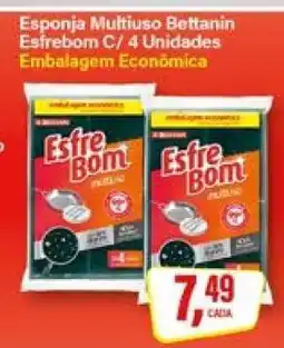 Rede Supermarket Esponja Multiuso Bettanin Esfrebom C/ 4 Unidades oferta