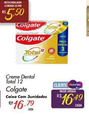 Creme Dental Total 12 Colgate