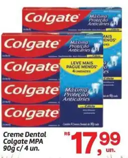 Fort Atacadista Creme Dental Colgate MPA c/ 4 un. oferta