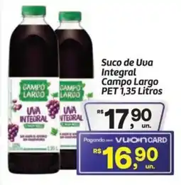 Fort Atacadista Suco de Uva Integral Campo Largo oferta