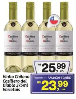 Fort Atacadista Vinho Chileno Casillero del Diablo Varietais oferta