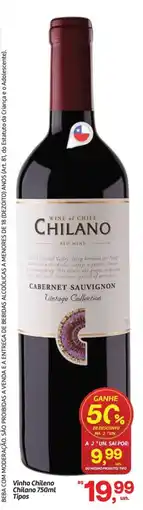 Fort Atacadista Vinho Chileno Chilano Tipos oferta