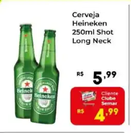 Semar Supermercado Cerveja Heineken Shot Long Neck oferta