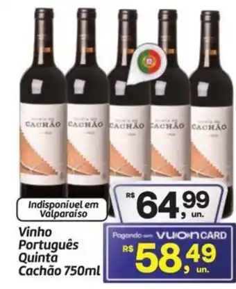 Vinho português quinta cachão