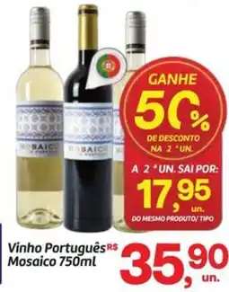 Fort Atacadista Vinho Português Mosaico oferta