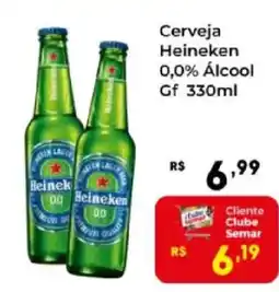 Semar Supermercado Cerveja Heineken 0,0% Álcool Gf oferta