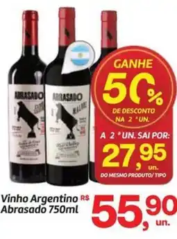 Fort Atacadista Vinho Argentino Abrasado oferta