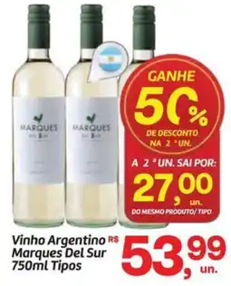 Fort Atacadista Vinho Argentino Marques Del Sur Tipos oferta
