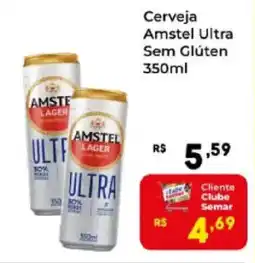 Semar Supermercado Cerveja Amstel Ultra Sem Glúten oferta