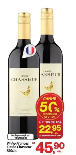 Fort Atacadista Vinho Francês Cuvée Chasseur oferta