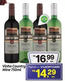 Fort Atacadista Vinho Country Wine oferta