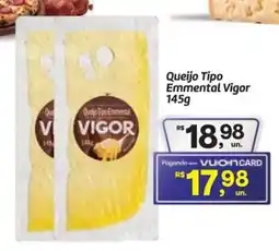 Fort Atacadista Queijo Tipo Emmental Vigor oferta