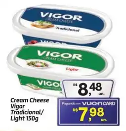 Fort Atacadista Cream Cheese Vigor Tradicional/ Light oferta