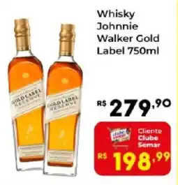Semar Supermercado Whisky Johnnie Walker Gold Label oferta