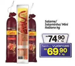 Fort Atacadista Salame/ Salaminho/Mini Italiano oferta
