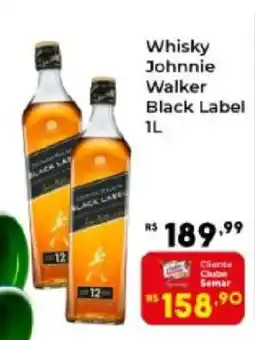 Semar Supermercado Whisky Johnnie Walker Black Label oferta