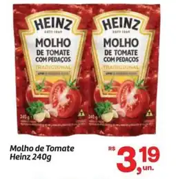 Fort Atacadista Molho de Tomate Heinz oferta