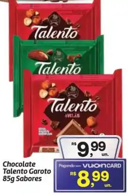 Fort Atacadista Chocolate Talento Garoto Sabores oferta