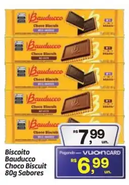 Fort Atacadista Biscoito Bauducco Choco Biscuit Sabores oferta