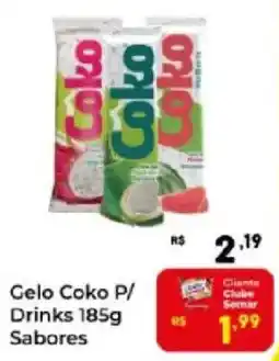 Semar Supermercado Gelo Coko P/ Drinks Sabores oferta