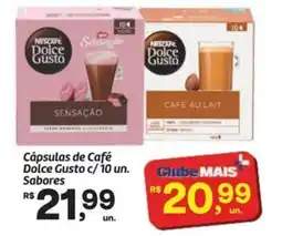 Fort Atacadista Cápsulas de Café Dolce Gusto c/10 un. Sabores oferta
