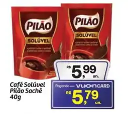 Fort Atacadista Café Solúvel Pilão Sachê oferta