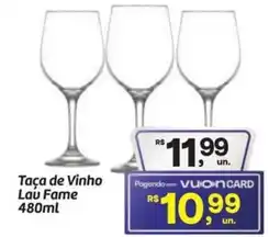 Fort Atacadista Taça de Vinho Lav Fame oferta