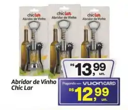 Fort Atacadista Abridor de Vinho Chic Lar oferta