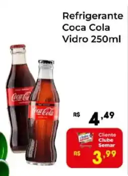 Semar Supermercado Refrigerante Coca Cola Vidro oferta