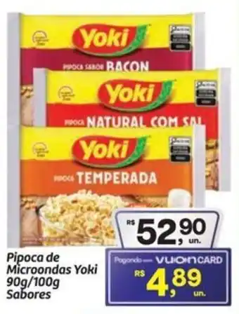 Pipoca de Microondas Yoki Sabores